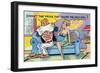 Doesn't That Prove That You're the Only Girl?-Curt Teich-Framed Art Print