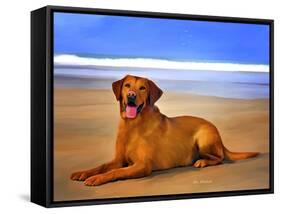 Dog 2A-Ata Alishahi-Framed Stretched Canvas