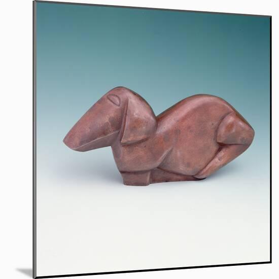 Dog (Aluminium)-Henri Gaudier-brzeska-Mounted Giclee Print