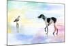 Dog and bird-Ata Alishahi-Mounted Giclee Print