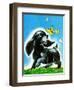 Dog and Butterflies - Jack & Jill-Irma Wilde-Framed Giclee Print