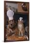 Dog and Cat Making Pizza-DLILLC-Framed Premium Photographic Print