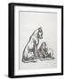 Dog and Child, Early 20th Century-Robert Noir-Framed Giclee Print