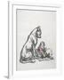 Dog and Child, Early 20th Century-Robert Noir-Framed Giclee Print