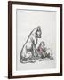 Dog and Child, Early 20th Century-Robert Noir-Framed Giclee Print