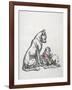 Dog and Child, Early 20th Century-Robert Noir-Framed Giclee Print