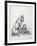 Dog and Child, Early 20th Century-Robert Noir-Framed Giclee Print