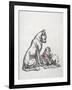 Dog and Child, Early 20th Century-Robert Noir-Framed Giclee Print