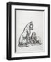 Dog and Child, Early 20th Century-Robert Noir-Framed Giclee Print