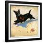 "Dog and Firecrackers,"July 1, 1936-Nelson Grofe-Framed Giclee Print