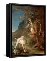 Dog and Game, 1730-Jean-Baptiste Simeon Chardin-Framed Stretched Canvas