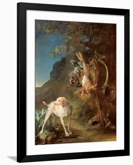 Dog and Game, 1730-Jean-Baptiste Simeon Chardin-Framed Giclee Print