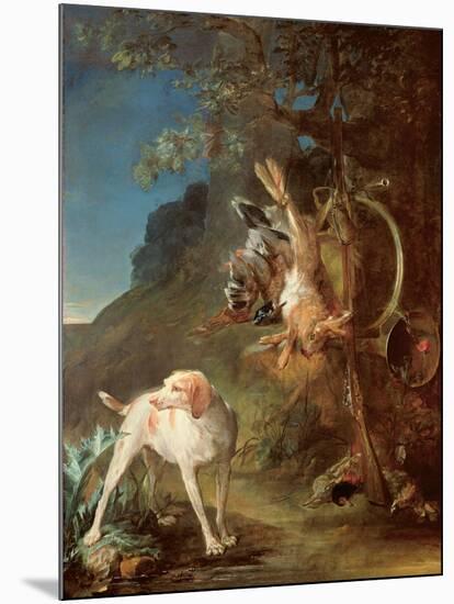 Dog and Game, 1730-Jean-Baptiste Simeon Chardin-Mounted Giclee Print
