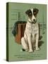 Dog and Luggage-null-Stretched Canvas