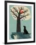 Dog and Squirrel-Rocket 68-Framed Giclee Print