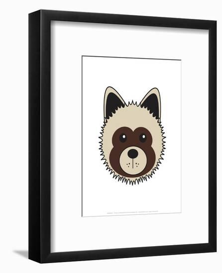 Dog - Animaru Cartoon Animal Print-Animaru-Framed Giclee Print