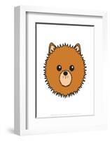 Dog - Animaru Cartoon Animal Print-Animaru-Framed Giclee Print