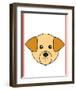 Dog - Animaru Cartoon Animal Print-Animaru-Framed Art Print