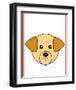 Dog - Animaru Cartoon Animal Print-Animaru-Framed Art Print