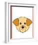 Dog - Animaru Cartoon Animal Print-Animaru-Framed Art Print