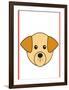 Dog - Animaru Cartoon Animal Print-Animaru-Framed Giclee Print