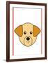 Dog - Animaru Cartoon Animal Print-Animaru-Framed Giclee Print