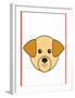 Dog - Animaru Cartoon Animal Print-Animaru-Framed Giclee Print