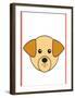 Dog - Animaru Cartoon Animal Print-Animaru-Framed Giclee Print