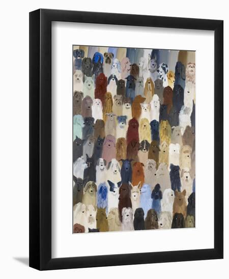 Dog Assembly 2, 2016-Holly Frean-Framed Premium Giclee Print