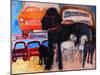 Dog at the Used Car Lot, Rex-Brenda Brin Booker-Mounted Giclee Print