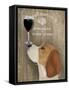 Dog Au Vin Beagle-Fab Funky-Framed Stretched Canvas