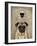 Dog Au Vin, Pug-Fab Funky-Framed Art Print