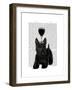 Dog Au Vin Scottish Terrier-Fab Funky-Framed Art Print