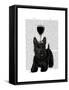 Dog Au Vin Scottish Terrier-Fab Funky-Framed Stretched Canvas