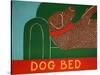 Dog Bed Choc-Stephen Huneck-Stretched Canvas