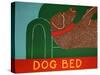 Dog Bed Choc-Stephen Huneck-Stretched Canvas