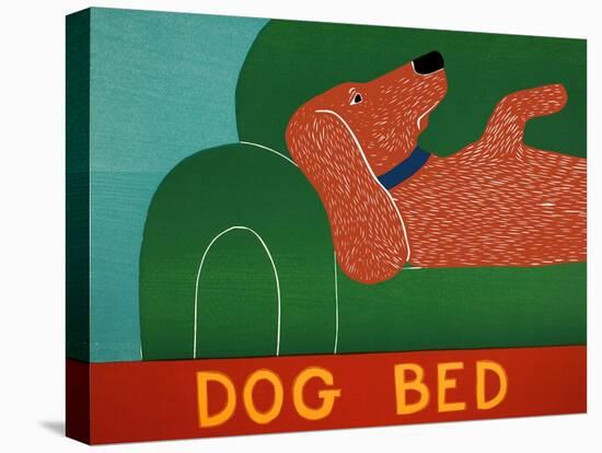 Dog Bed Red Dachshund-Stephen Huneck-Stretched Canvas