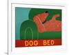 Dog Bed Red Dachshund-Stephen Huneck-Framed Giclee Print