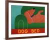 Dog Bed Red Dachshund-Stephen Huneck-Framed Giclee Print