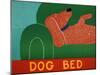 Dog Bed Red Dachshund-Stephen Huneck-Mounted Giclee Print