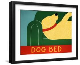 Dog Bed Yellow-Stephen Huneck-Framed Giclee Print