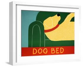 Dog Bed Yellow-Stephen Huneck-Framed Giclee Print