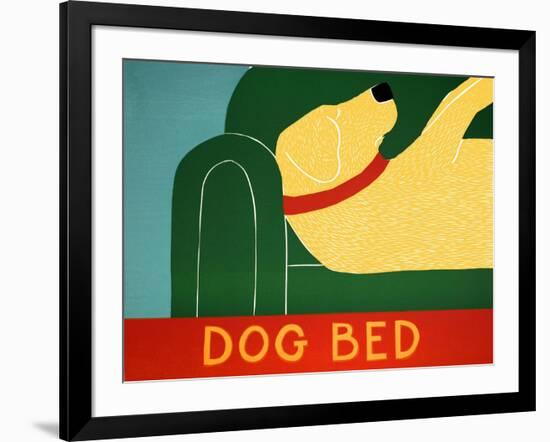 Dog Bed Yellow-Stephen Huneck-Framed Giclee Print