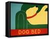Dog Bed Yellow-Stephen Huneck-Framed Stretched Canvas