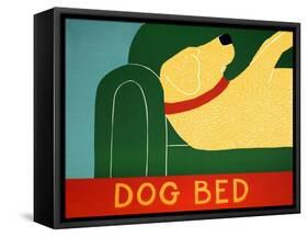 Dog Bed Yellow-Stephen Huneck-Framed Stretched Canvas