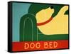 Dog Bed Yellow-Stephen Huneck-Framed Stretched Canvas