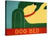 Dog Bed Yellow-Stephen Huneck-Stretched Canvas