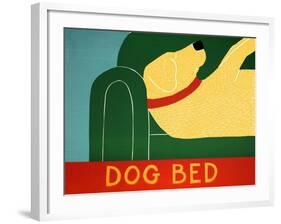 Dog Bed Yellow-Stephen Huneck-Framed Giclee Print