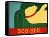 Dog Bed Yellow-Stephen Huneck-Framed Stretched Canvas