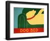 Dog Bed Yellow-Stephen Huneck-Framed Giclee Print